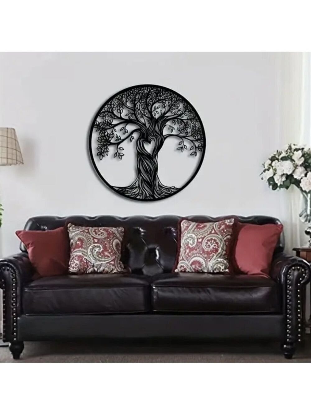 Wall Decor--Metal Love Tree - Picture 3 of 3